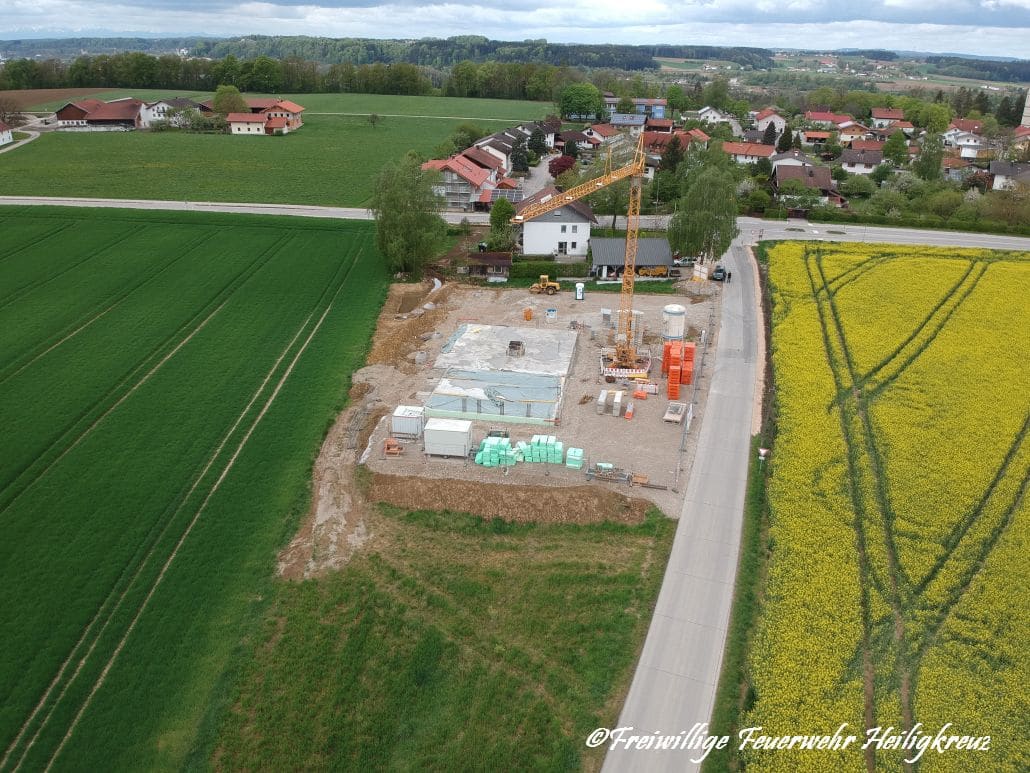 Baustelle von oben