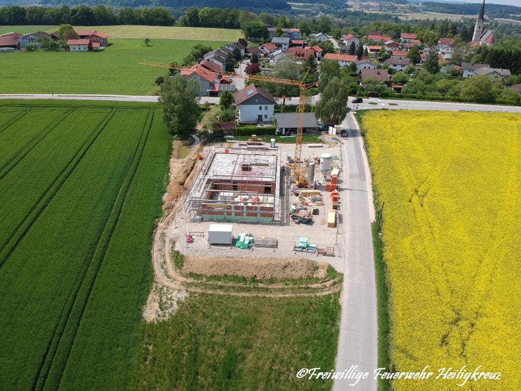 Baustelle von oben