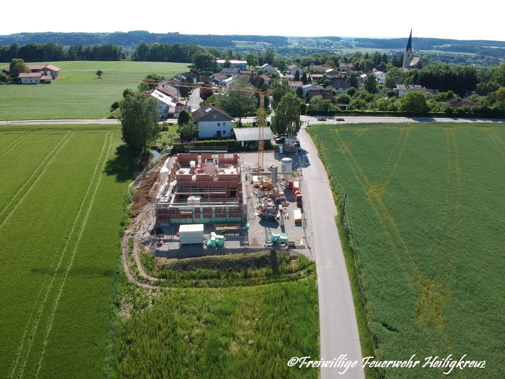 Baustelle von oben