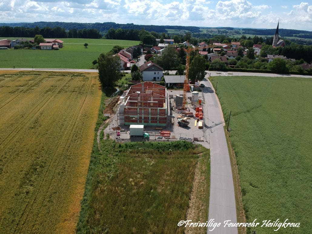Baustelle von oben