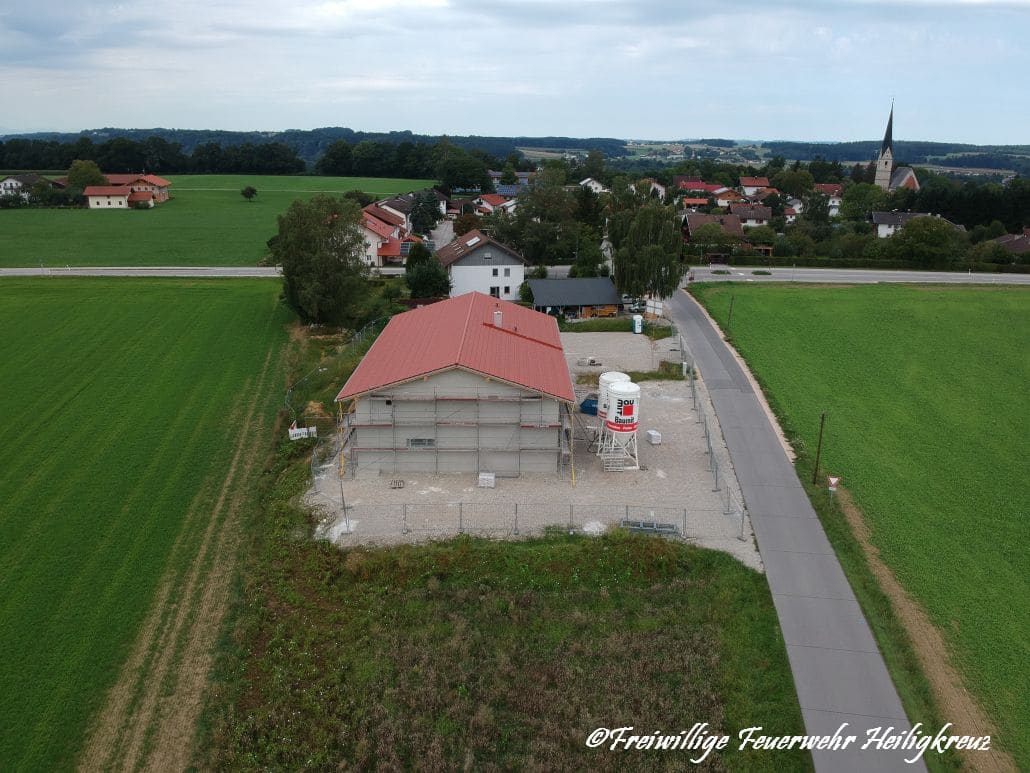 Baustelle von oben