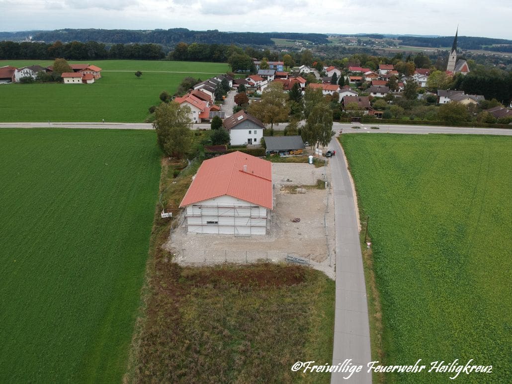 Baustelle von oben