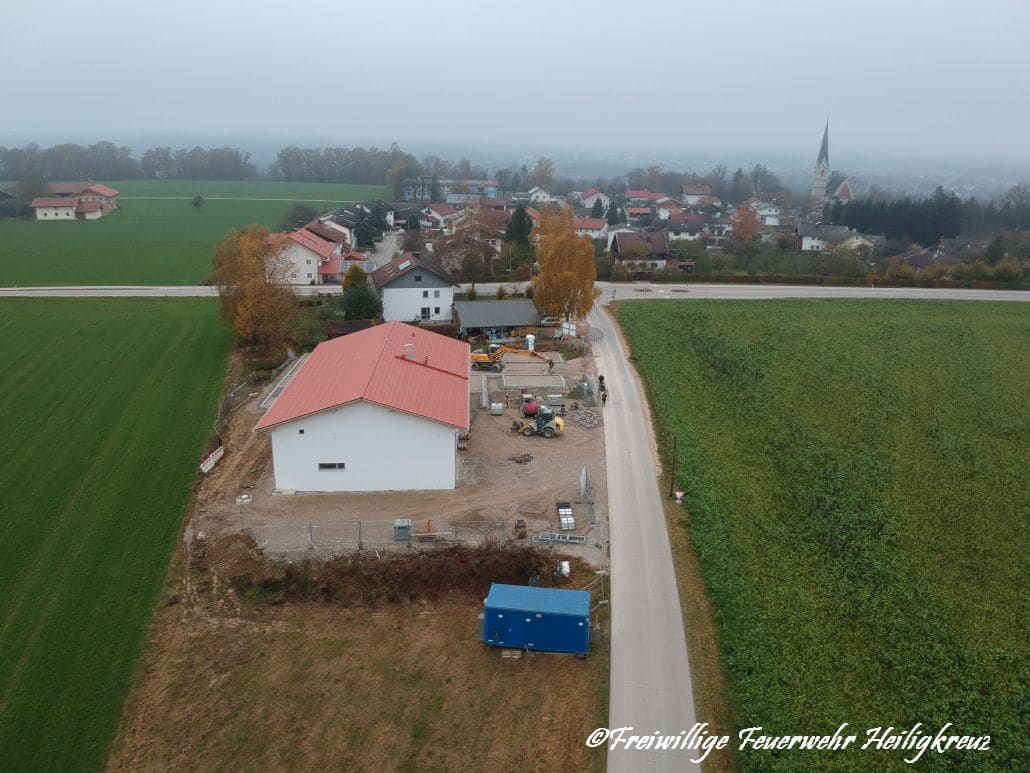 Baustelle von oben