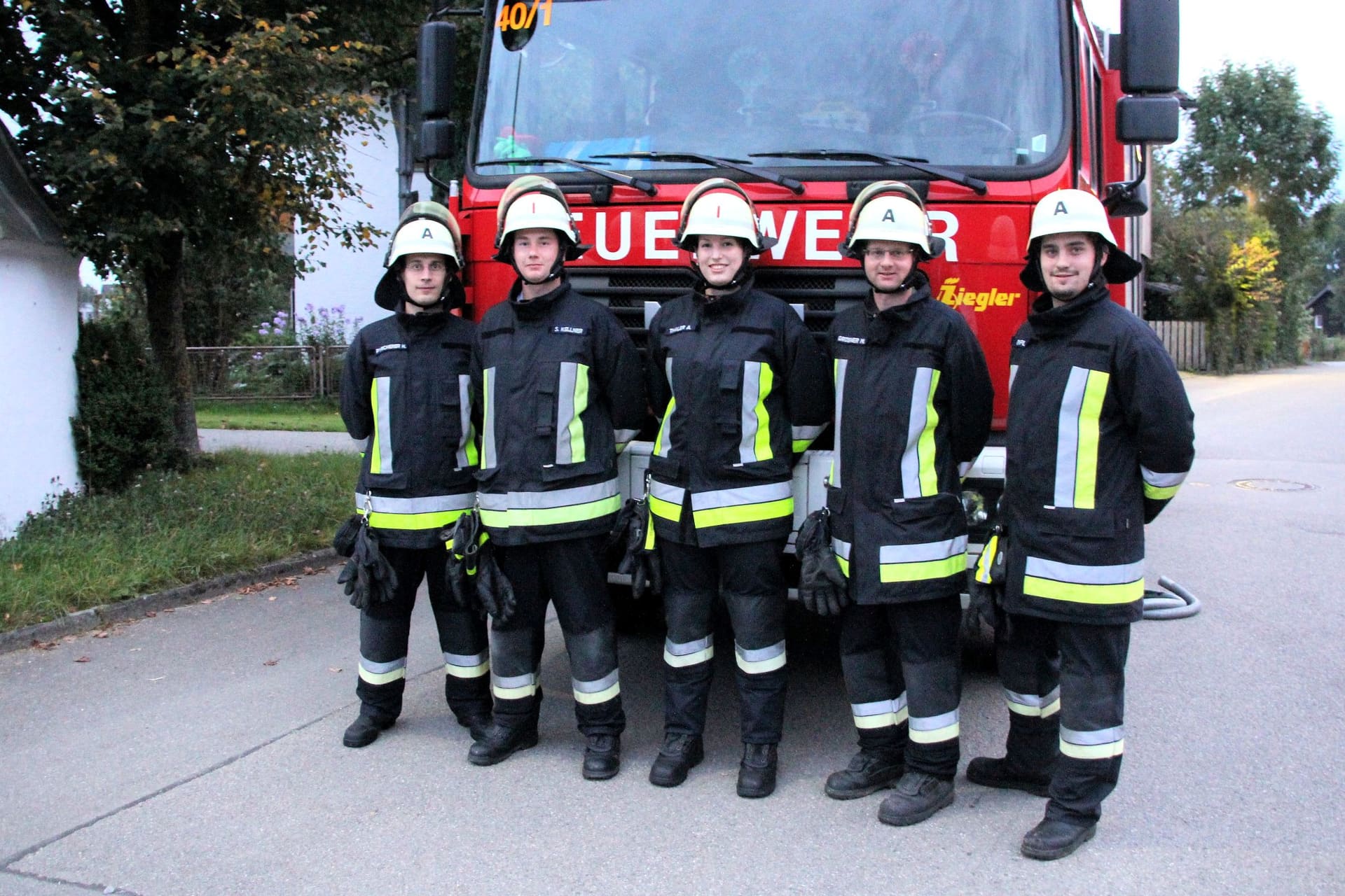 Gruppenbild Kommandanten, Gruppenführer, Jugendwart